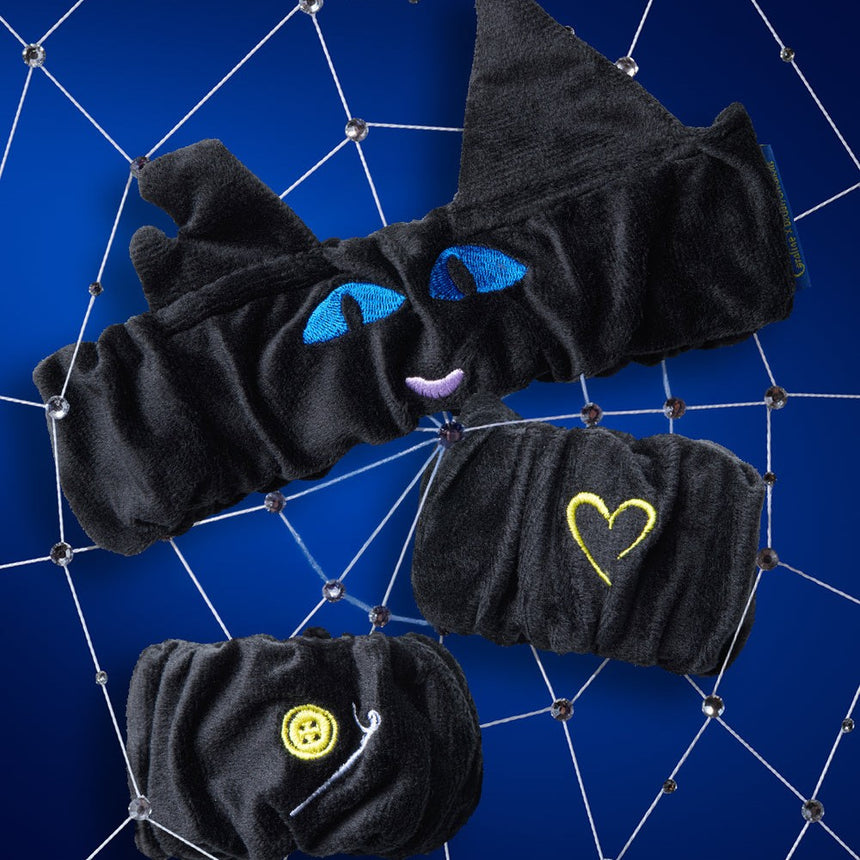 Set de Banda y Muñequeras Beauty Creations x Coraline Cats Don't Talk Headband & Wristband Set