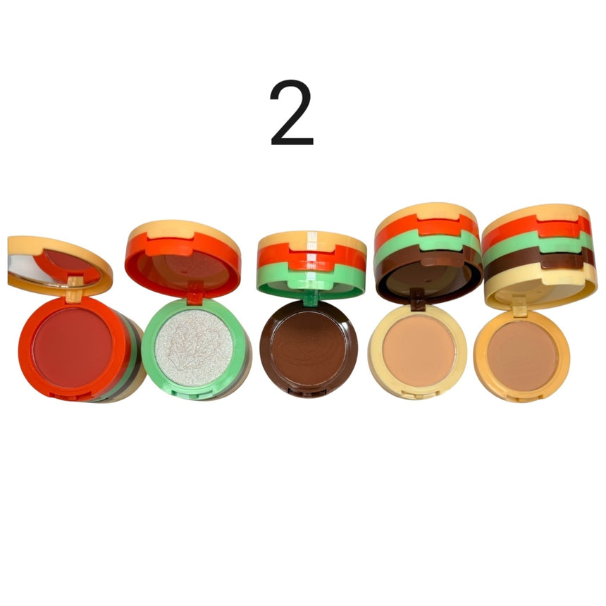 Kit de Maquillaje 5 en 1 Kevin & Coco Burgerlicious Cheek Stack
