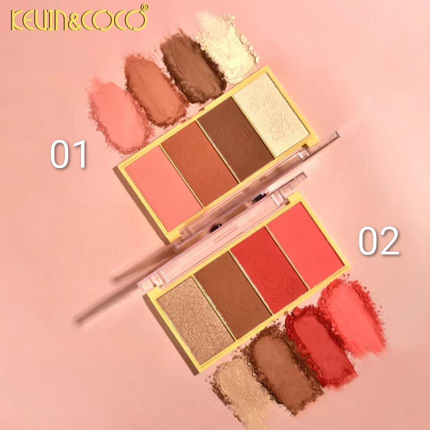 Sombras Kevin & Coco 4 Colors Fase Shadow Palette