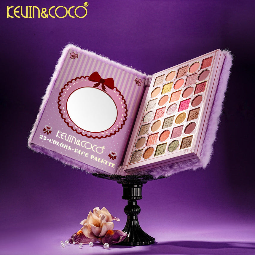 Kit de Sombras, Rubores e Iluminadores Kevin & Coco Lucky Meet