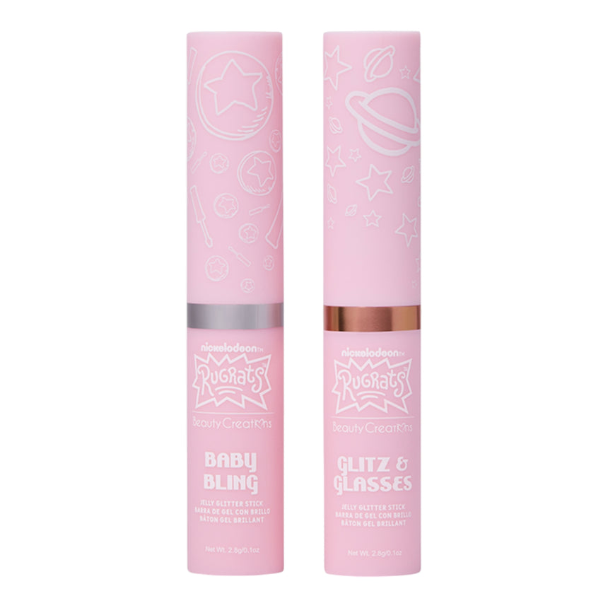Dúo de Gel con Brillo en Barra Beauty Creations x Rugrats Tiny But Shiny Jelly Glitter Stick Set