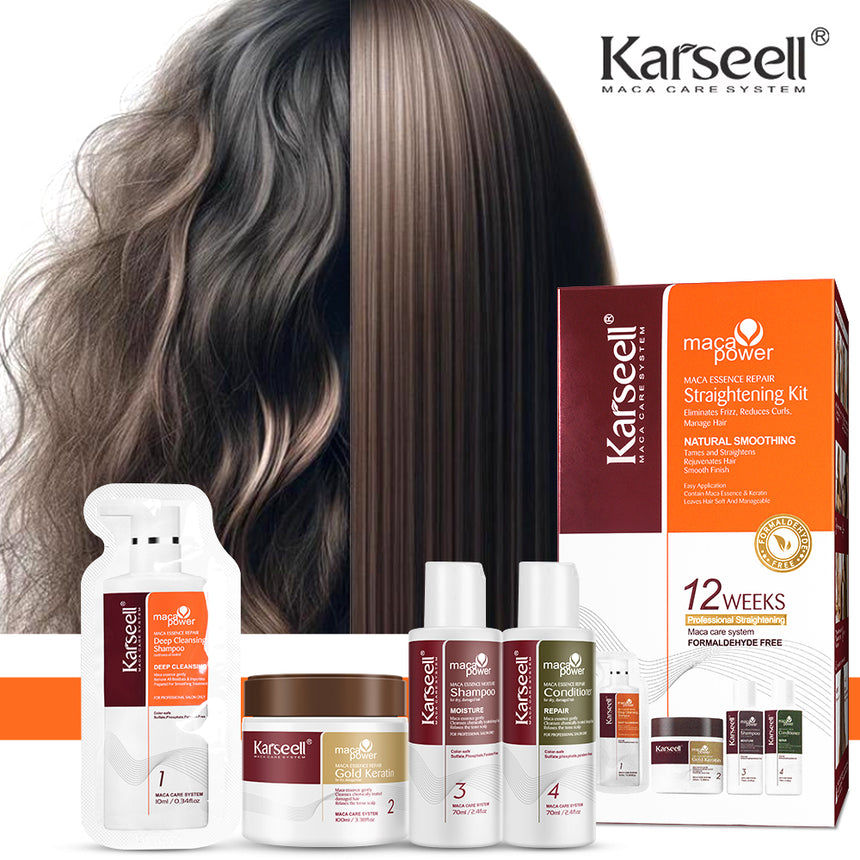 Kit de Alisado con Esencia de Maca Karssell Straightening Kit