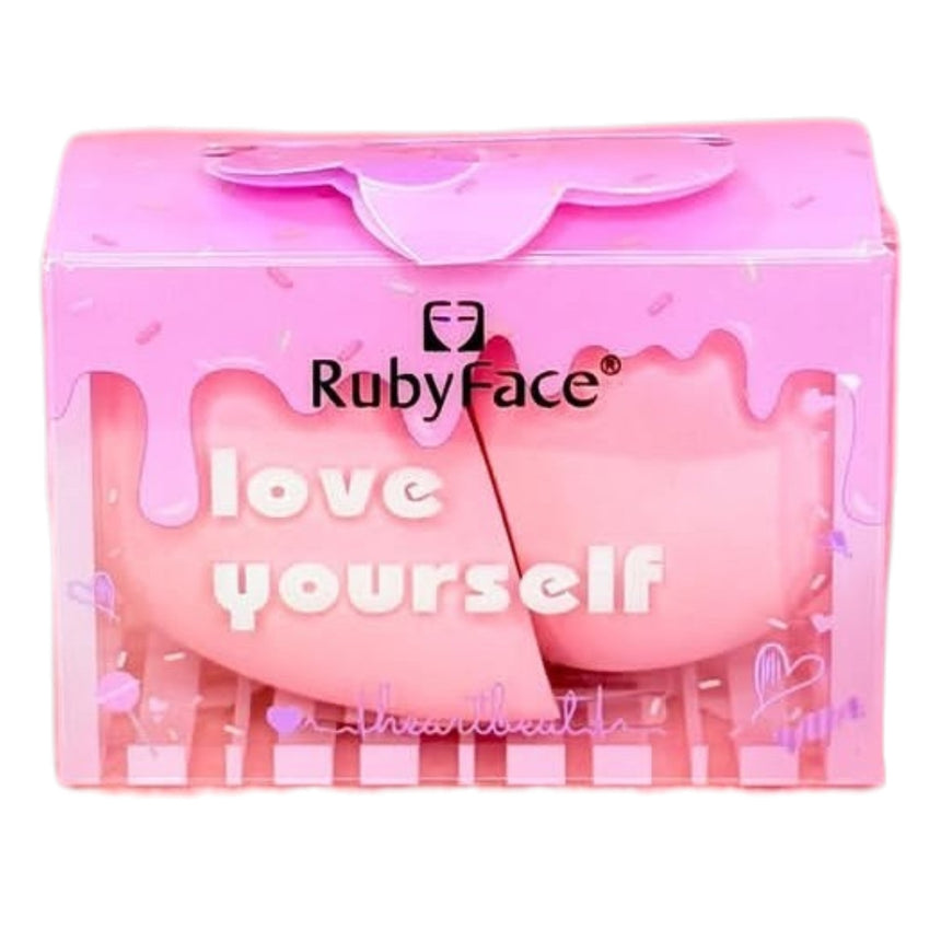 Set de Esponjas Ruby Face Beauty Blender Love Yourself