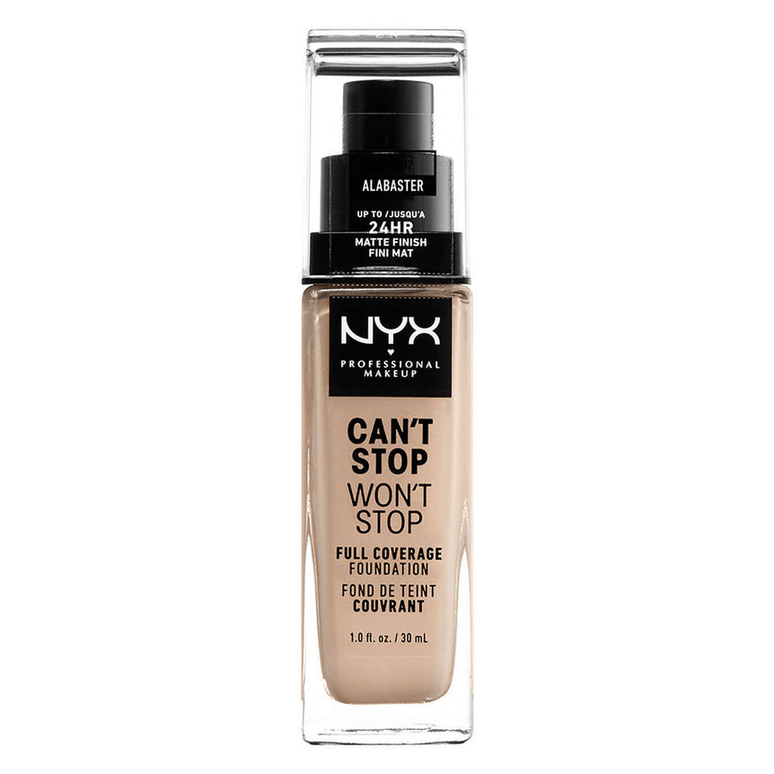 Base de Maquillaje Nyx Can’t Stop Won’t Stop Coverage Foundation