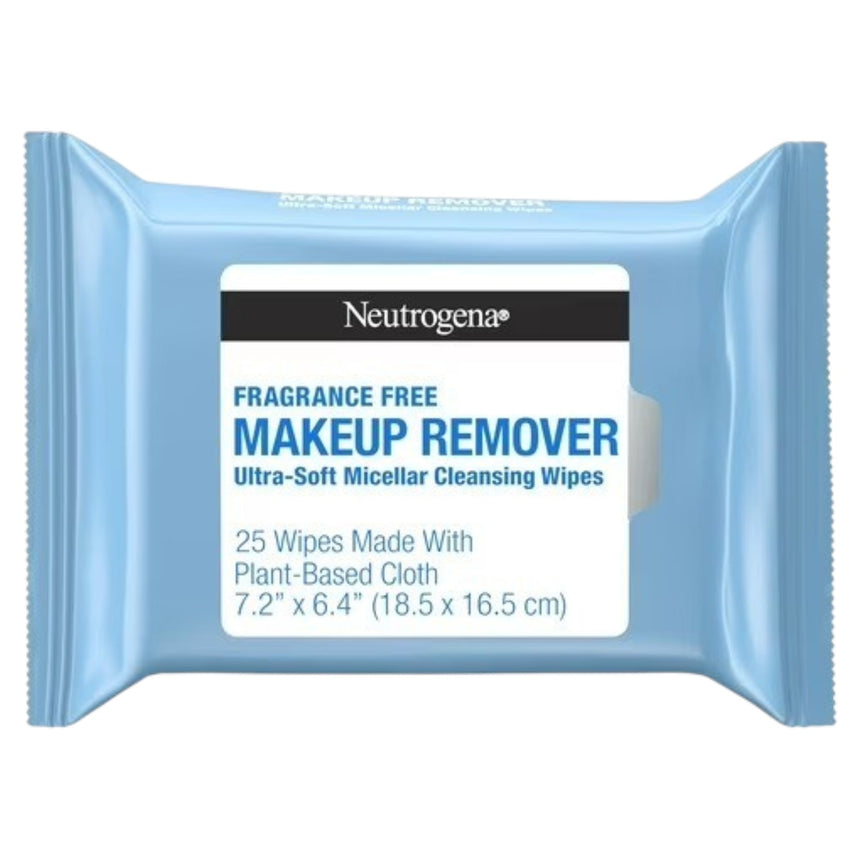Toallitas Removedoras de Maquillaje Libres de Fragancia Neutrogena Fragance Free Makeup Remover