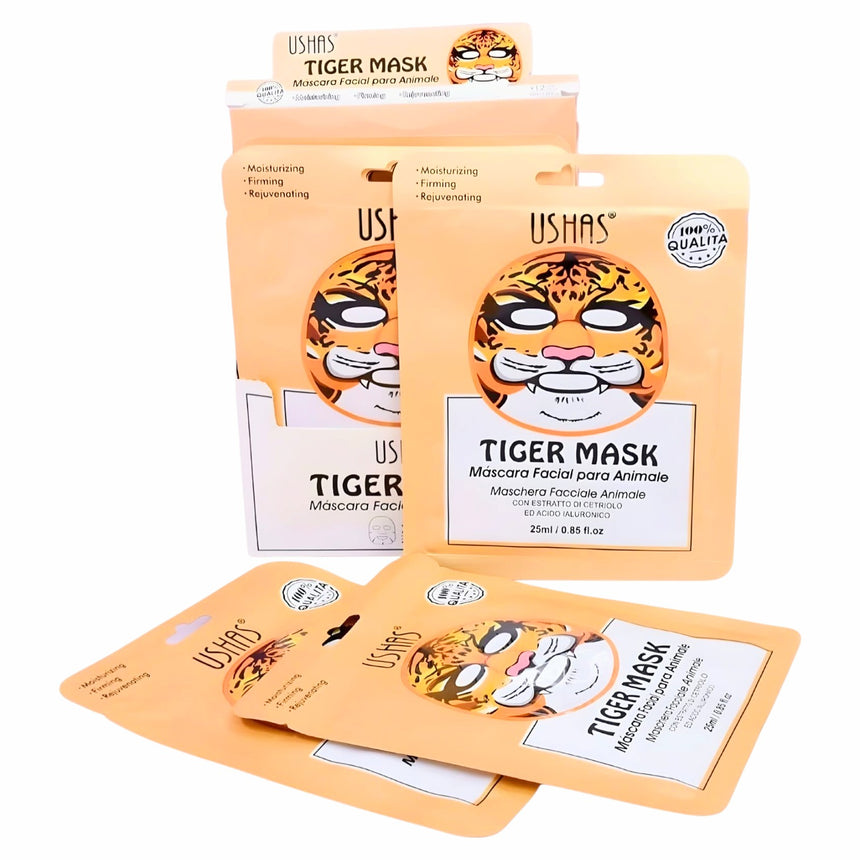 Mascarillas Faciales Ushas Tiger Mask