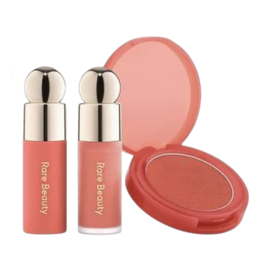 Trío de Labios Rare Beauty by Selena Gomez Soft Pinch Cheek & Lip Trio Makeup Gift Set