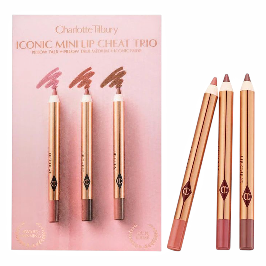 Trío de Mini Labiales Charlotte Tilbury Iconic Mini Cheat Trio