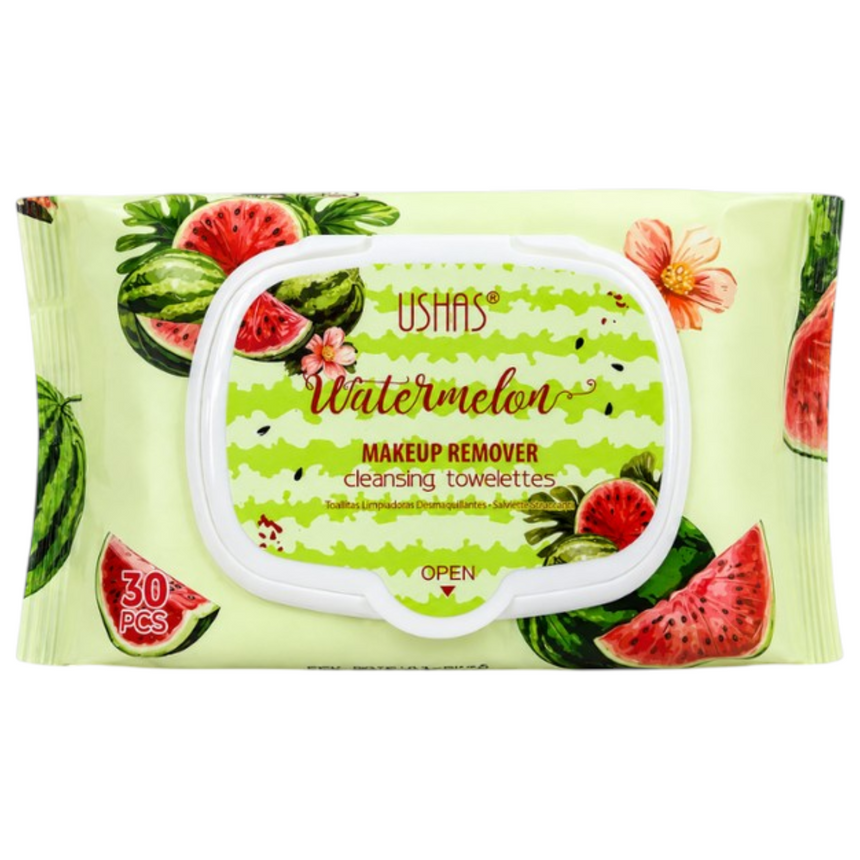 Toallitas Desmaquillantes de Sandía Ushas Watermelon Makeup Remover
