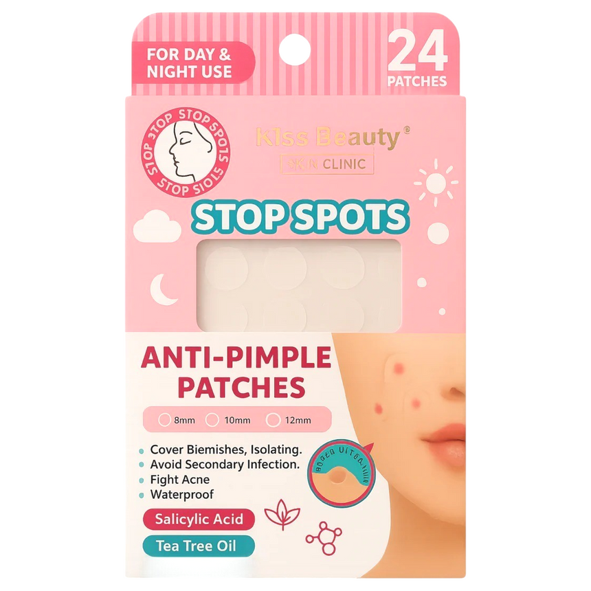 Parches para Acné Kiss Beauty Stop Spots Anti Pimple Patches