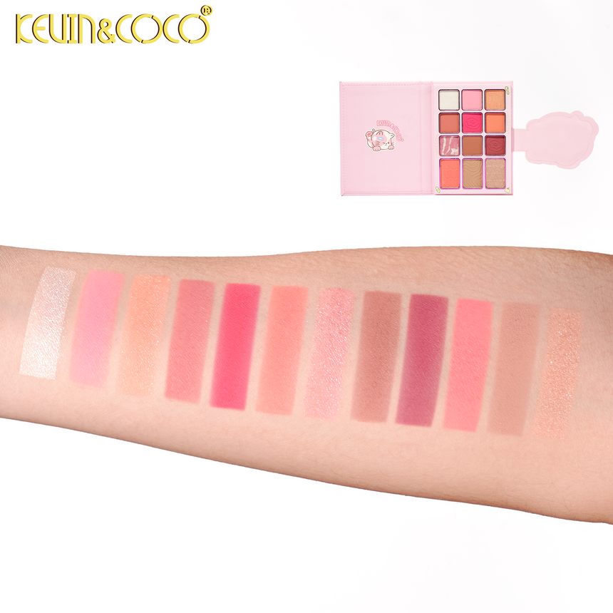 Sombras Kevin & Coco Animal Party 12 Color Eyeshadow