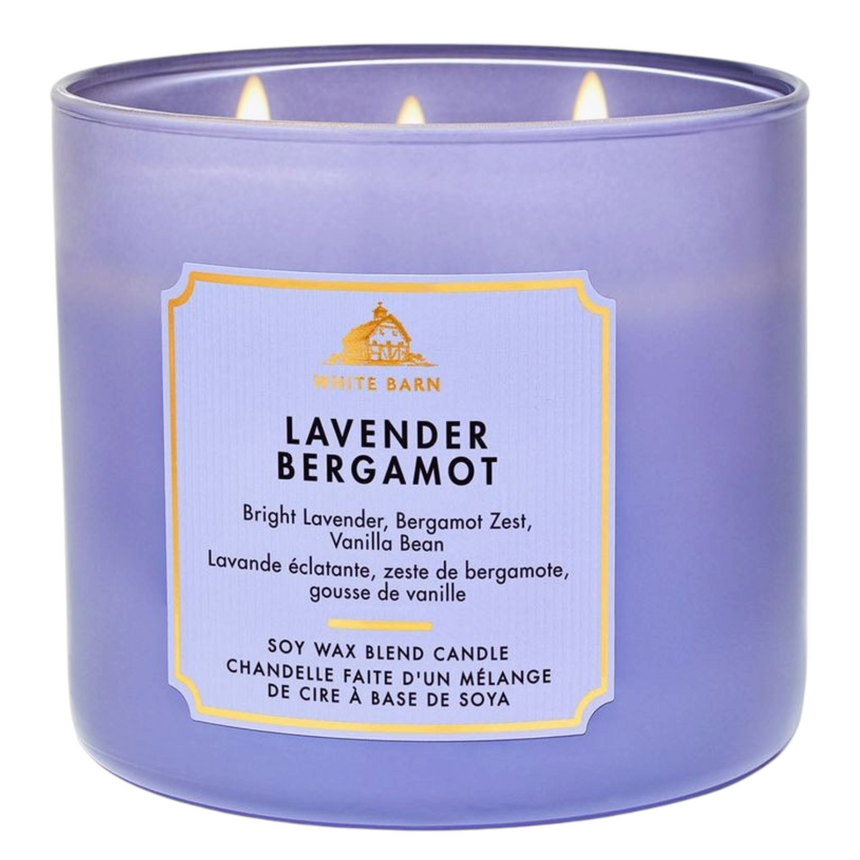 Vela Aromática Bath & Body Lavender Bergamot 3 Wick Candle