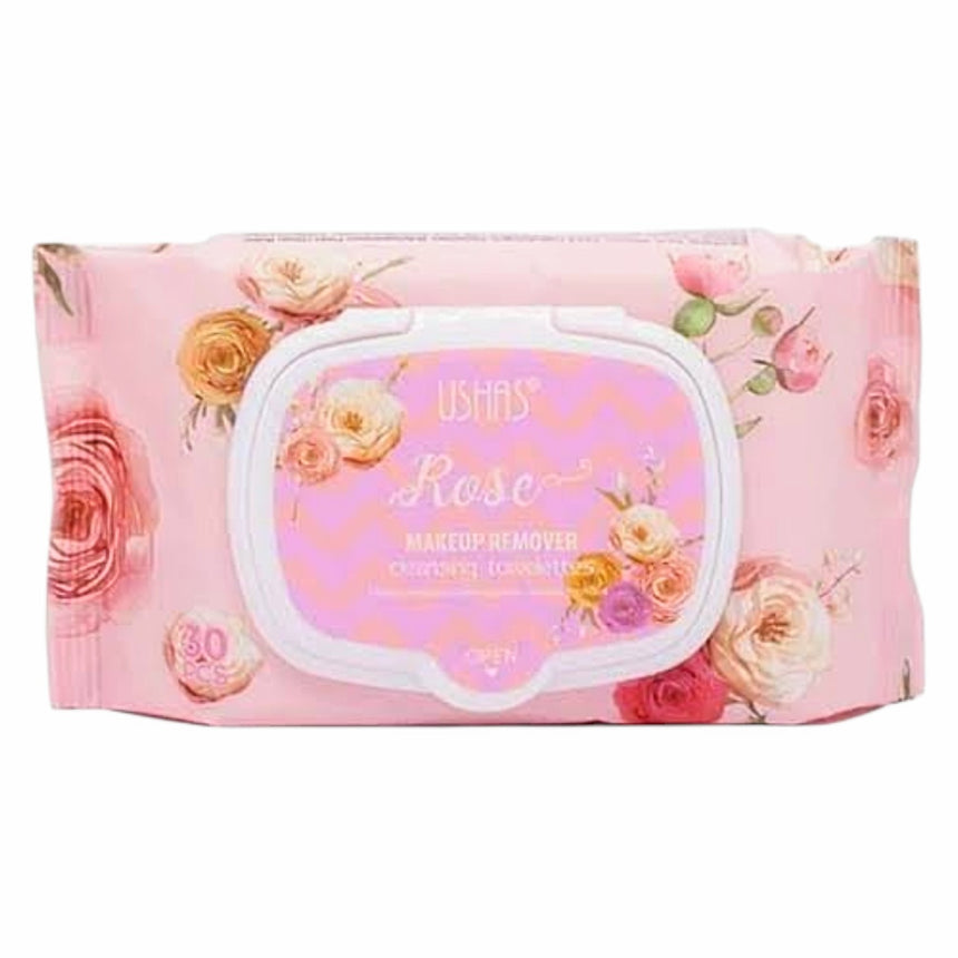 Toallitas Desmaquillantes de Rosas Ushas Rose Makeup Remover