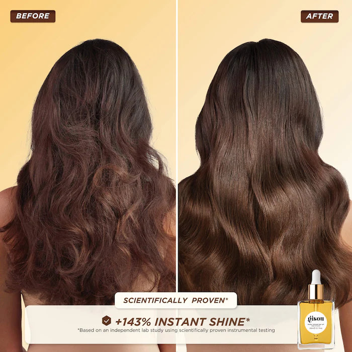 Kit de Cabello y Labios Gisou 
Honey Glow Icons Hair & Lip Set