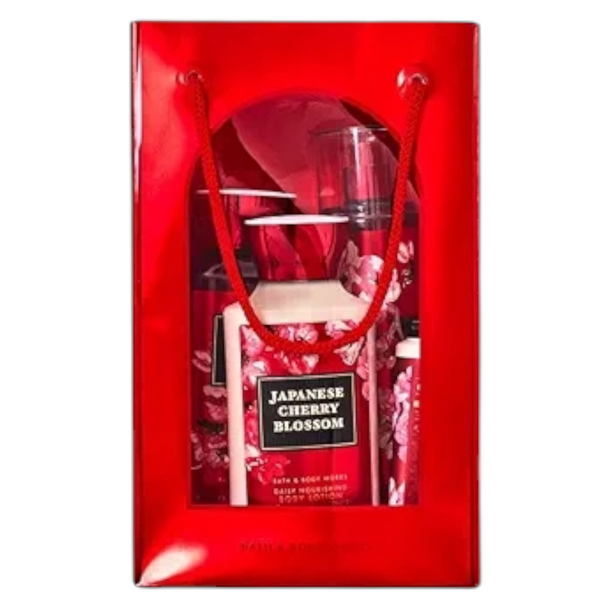 Set de Viaje Bath & Body Works Japanese Cherry Blossom Gift Set