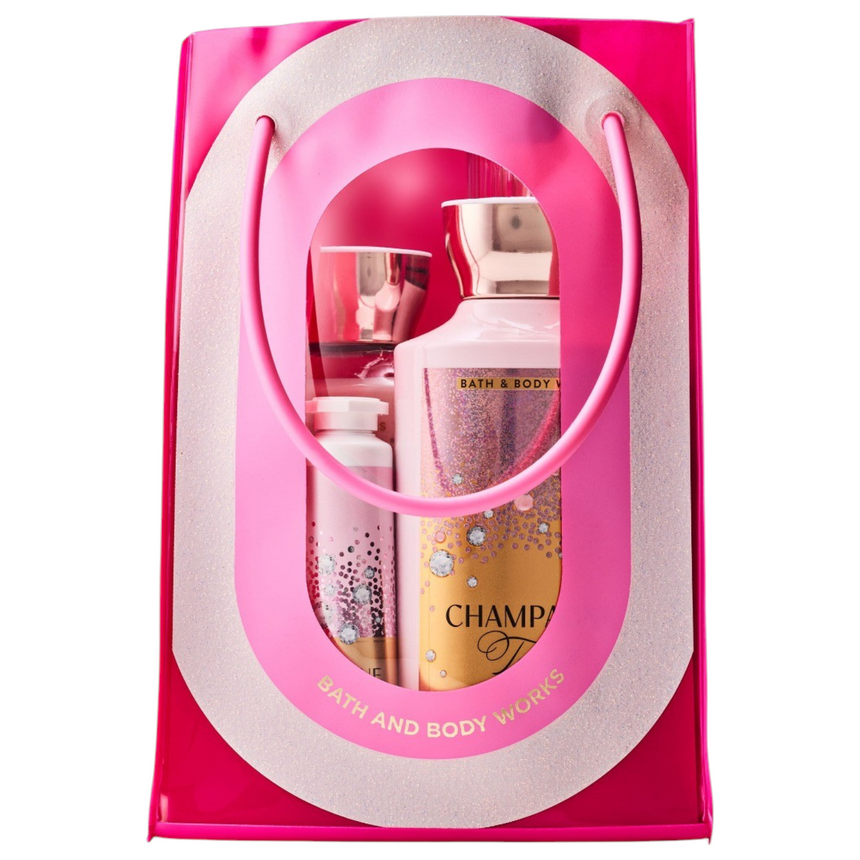 Kit Bath & Body Champagne Toast Gift Set