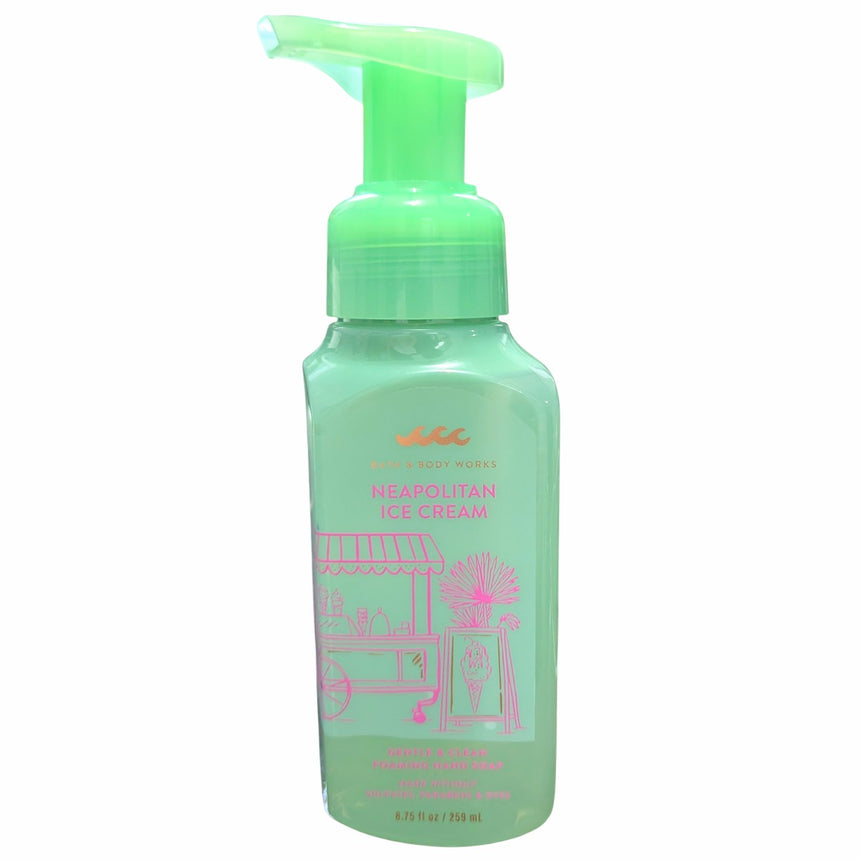 Jabón Bath & Body Napolitan Icecream Gentle & Clean Foaming Hand Soap 259ml