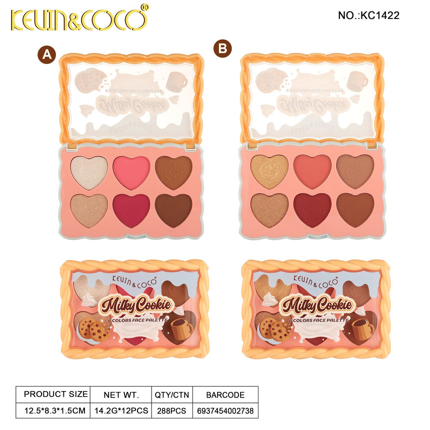 Sombras Kevin & Coco Milkey Cookie Eyeshadow Palette