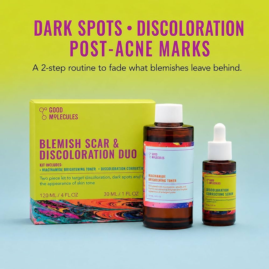 Dúo para Cicatrices y Decoloración de Manchas Good Molecules Blemish Scar & Discoloration Duo