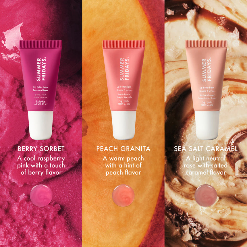 Kit de Bálsamos Labiales Summer Fridays The Sweet Summer Minis Lip Butter Balm Trio