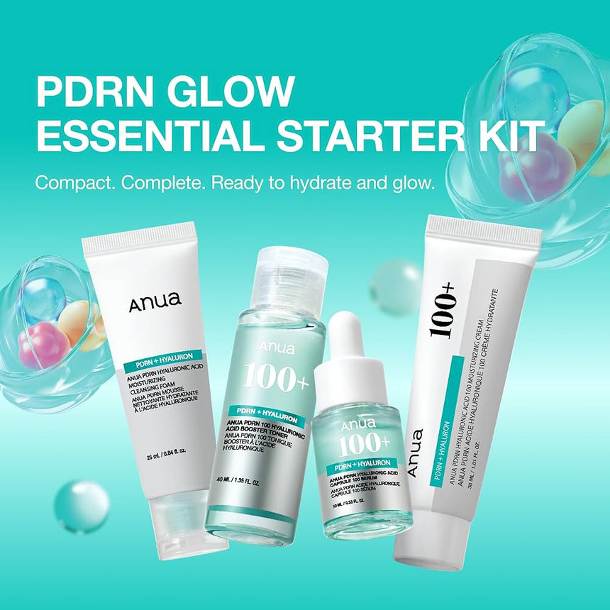 Kit de Skincare Anua PDNR Glow Essentials Starter Kit