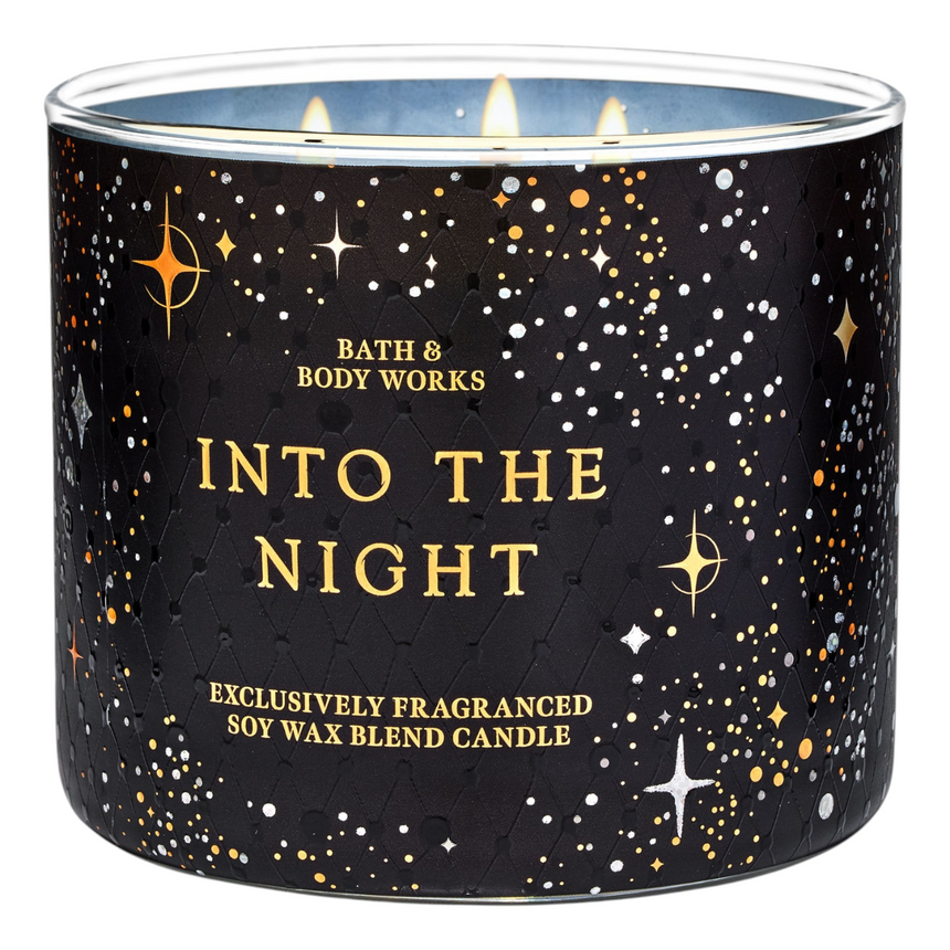 Vela Aromática Bath & Body Into the Night 3 Wick Candle