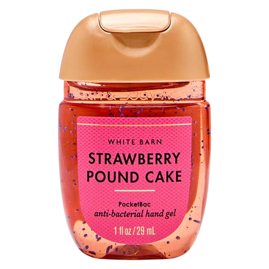 Gel de Manos Anti Bacterial Bath & Body Pink Strawberry Pound Cake Cleansing Hand Gel 29ml
