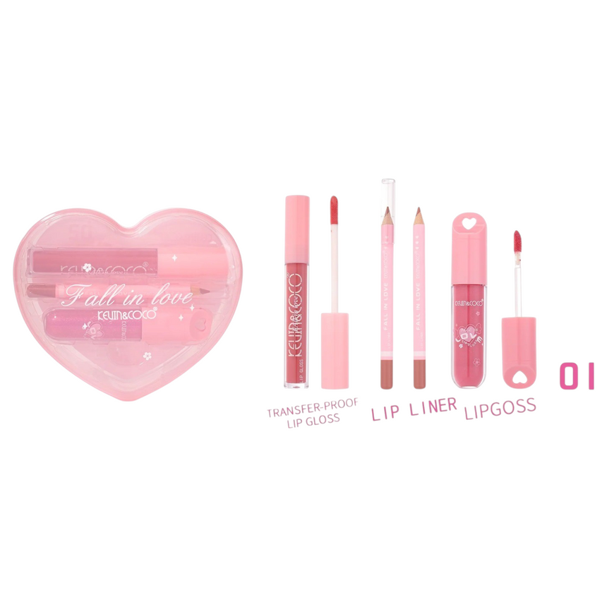 Dúo de Labios Kevin & Coco Fall in Love Lip Duo