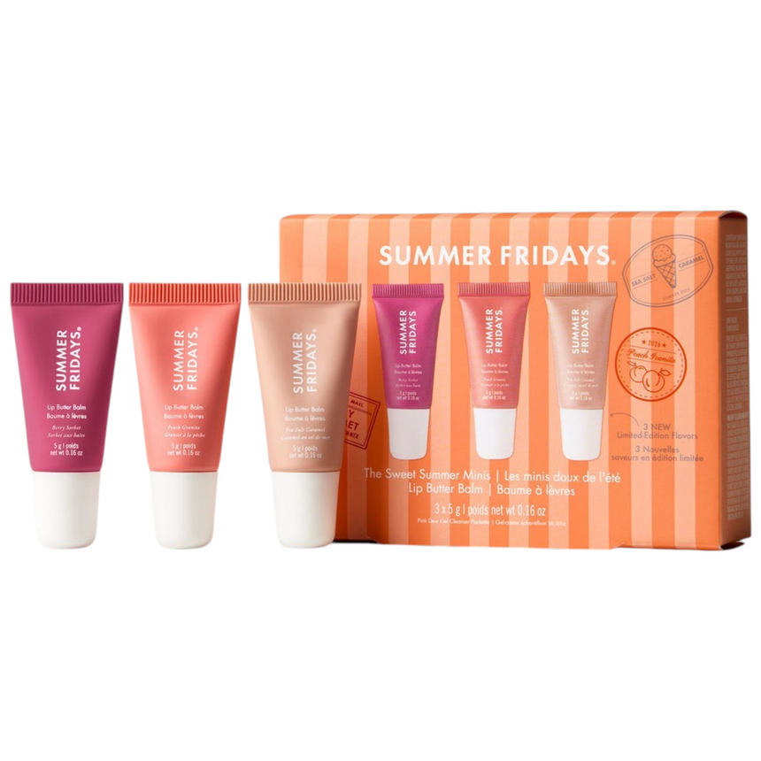 Kit de Bálsamos Labiales Summer Fridays The Sweet Summer Minis Lip Butter Balm Trio