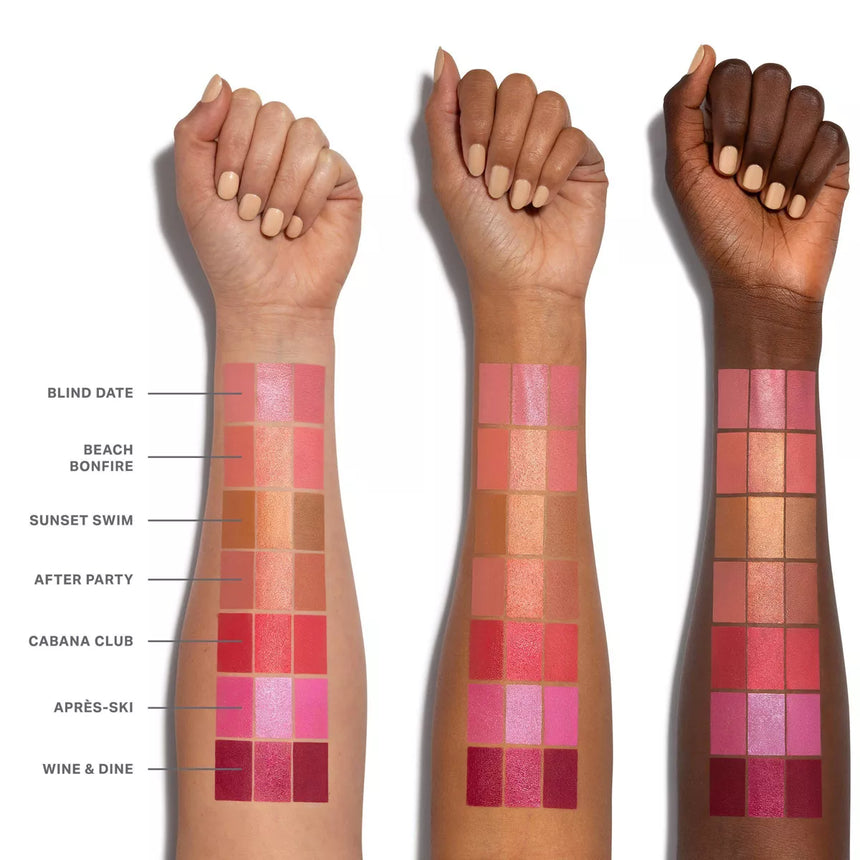 Rubor Multifuncional Morphe Cheek Thrills Multi Finish Face Trio