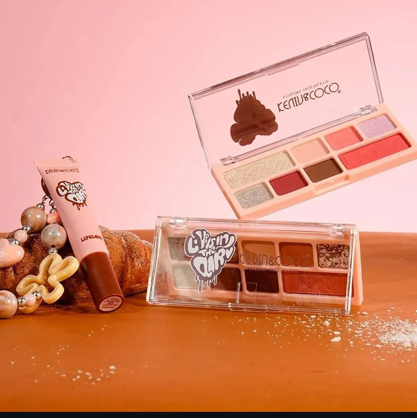 Set de Paleta y Brillo Labial Kevin & Coco Love Is In The Air