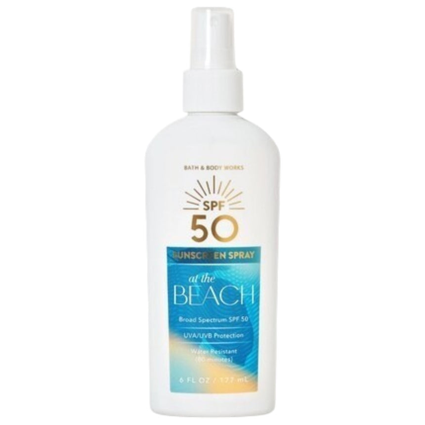 Protector en Spray Bath & Body At the Beach Sunscreen Spray 50spf 177ml