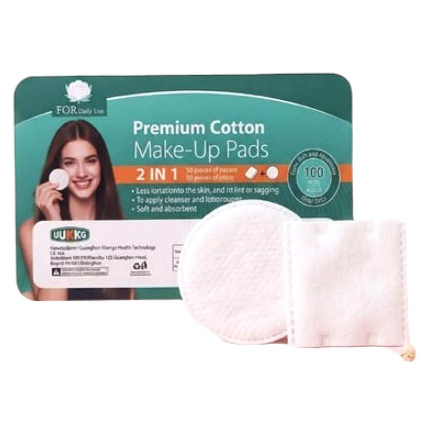 Pads de Algodón Premium Cotton Makeup Pads