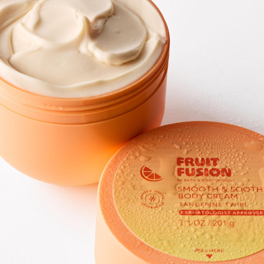 Crema Corporal Bath & Body Fruit Fussion Tangerine Twirl Smooth & Soothe Body Cream 201g