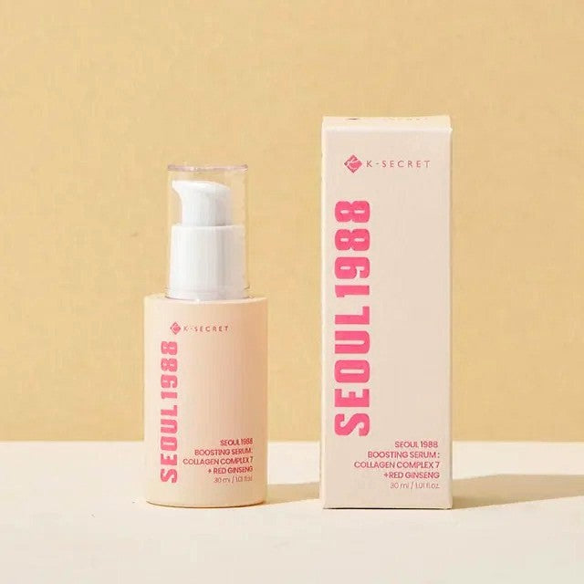 Sérum de Colágeno K Secret Seoul 1988 Boosting Serum Collagen Complex 7 Red Ginseng 30ml