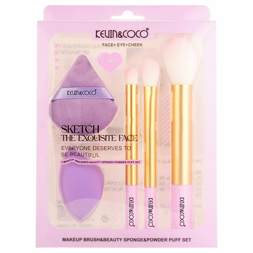 Kit de Esponjas y Brochas Kevin & Coco Sketch the Exquisite Face