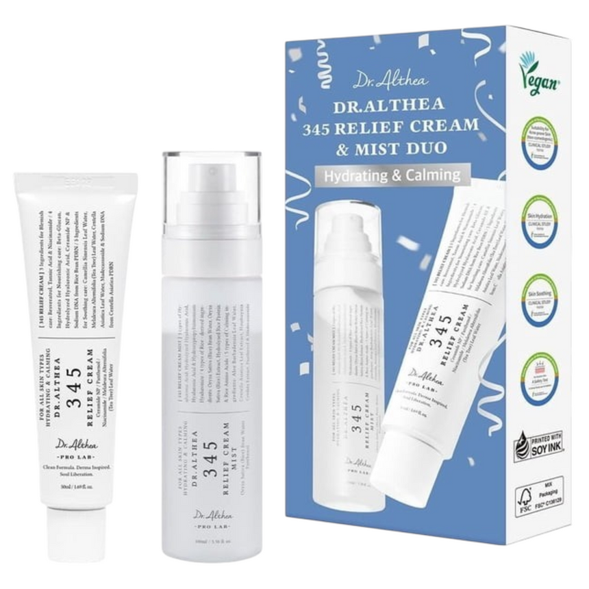 Kit de Cremas Reparadoras Dr. Althea 345 Relief Cream & Mist Duo