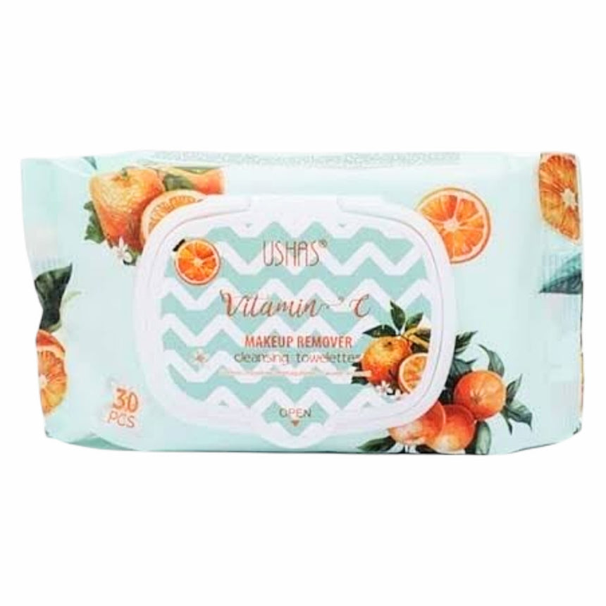 Toallitas Desmaquillantes de Vitamina C Ushas Vitamin C Makeup Remover