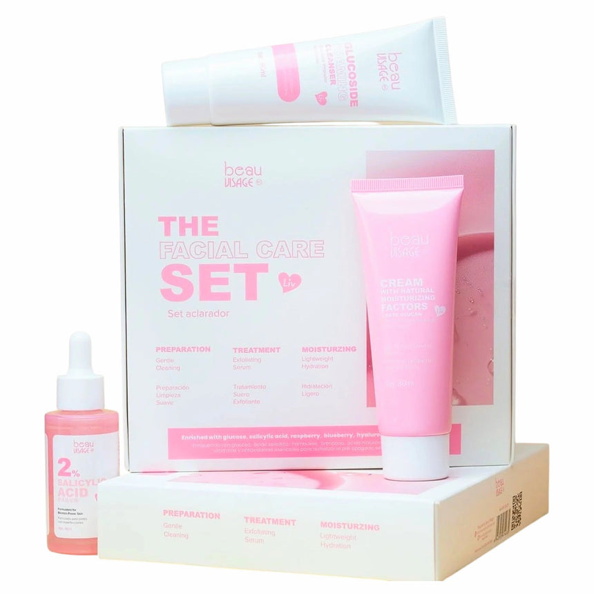 Kit de Skincare Facial Beau Visage The Facial Care Set