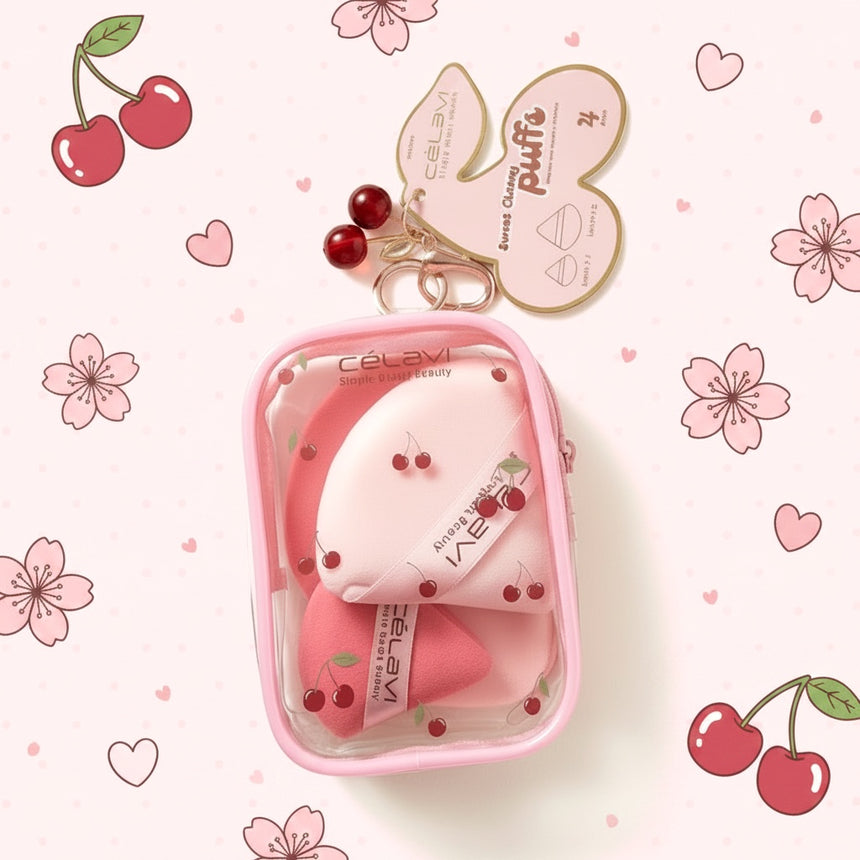 Kit de Esponjas Célavi Sweet Cherry Puffs
