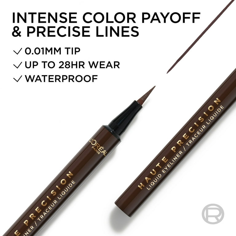 Delineador Líquido L'Oréal Haute Precision Waterproof Felt Tip Liquid Eyeliner