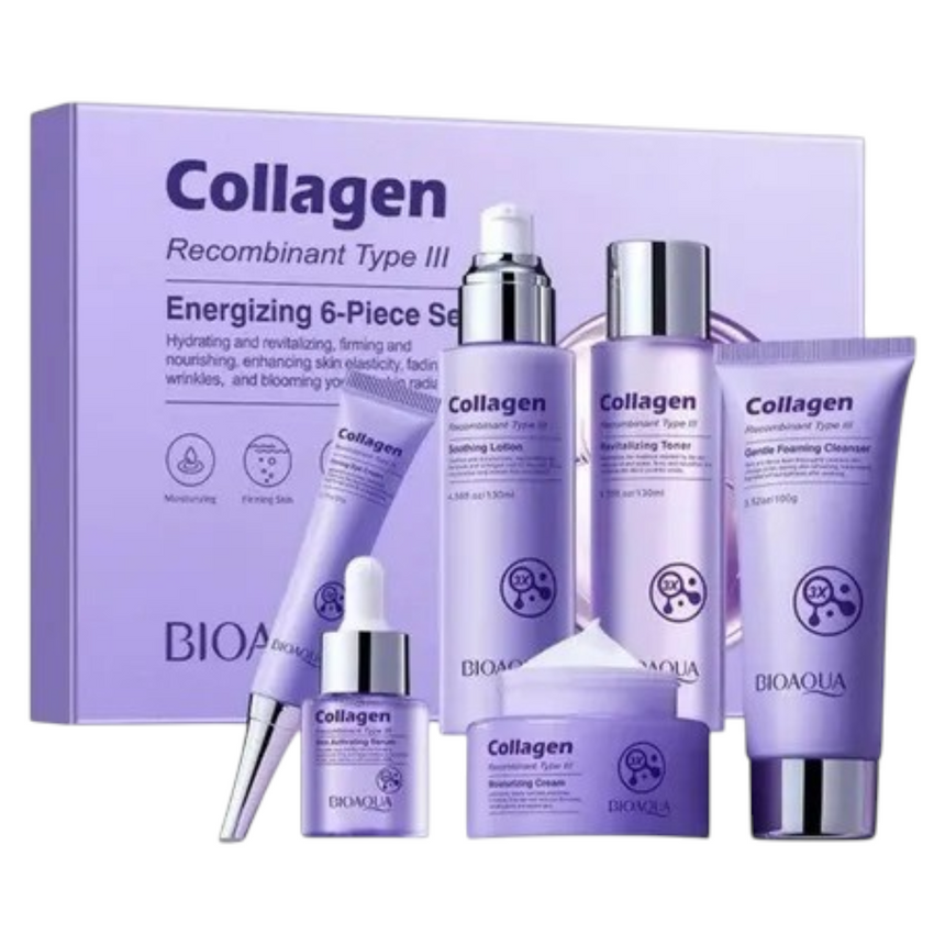 Kit de Skincare de Colágeno Bioaqua Collagen Energizing y Piece Kit