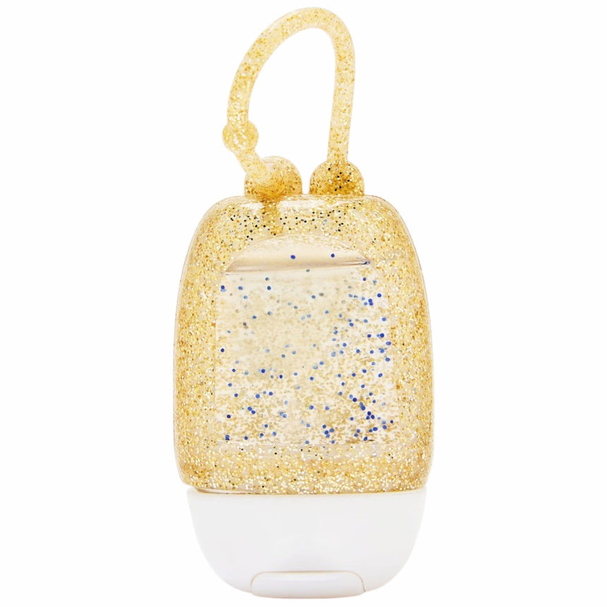 Estuche para Sanitizador Bath & Body Gold Glitter Pocketbac Holder
