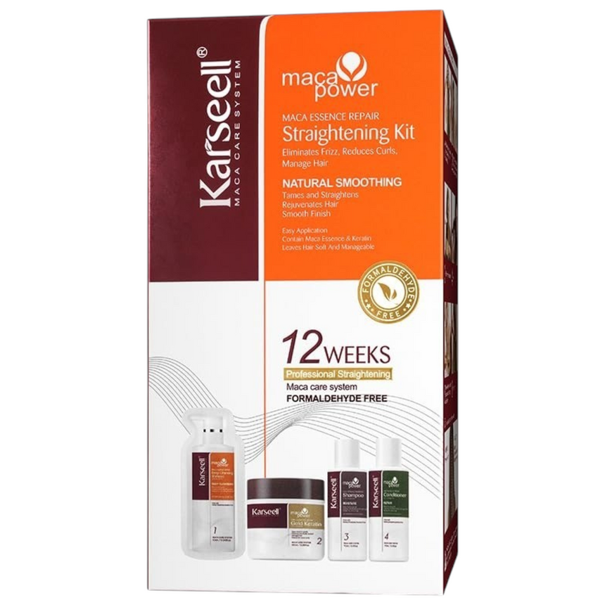 Kit de Alisado con Esencia de Maca Karssell Straightening Kit