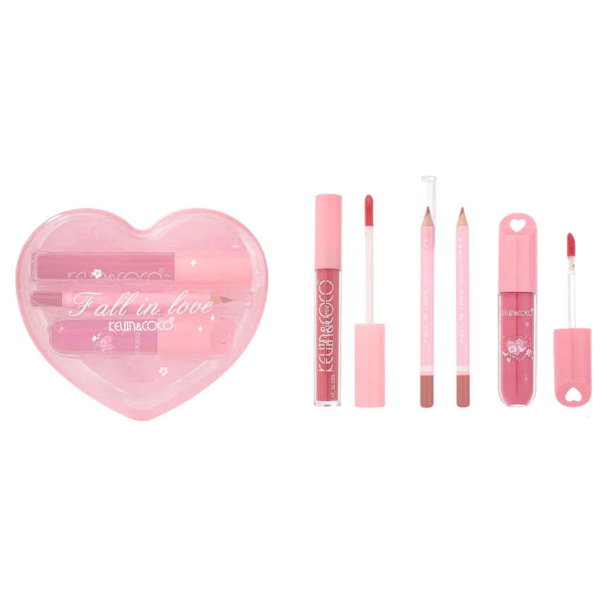 Dúo de Labios Kevin & Coco Fall in Love Lip Duo