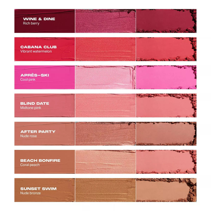 Rubor Multifuncional Morphe Cheek Thrills Multi Finish Face Trio