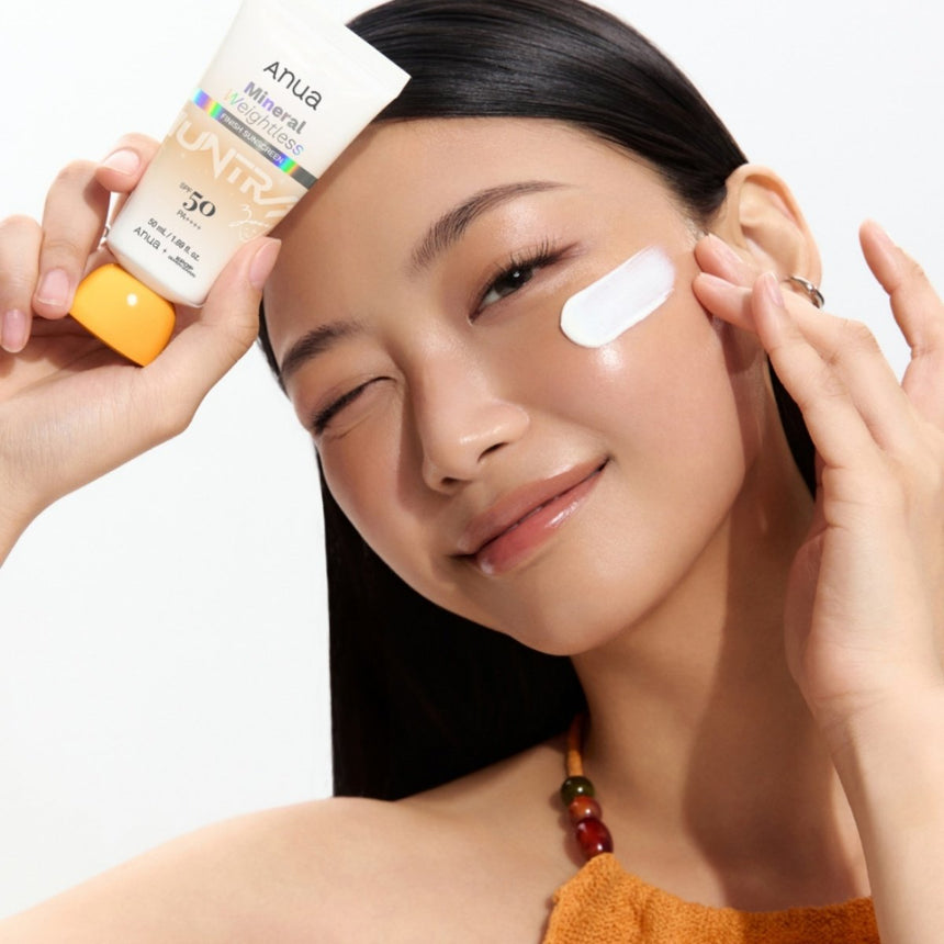 Protector Solar Mineral Anua Weightless Finish Mineral Sunscreen 50spf 50ml