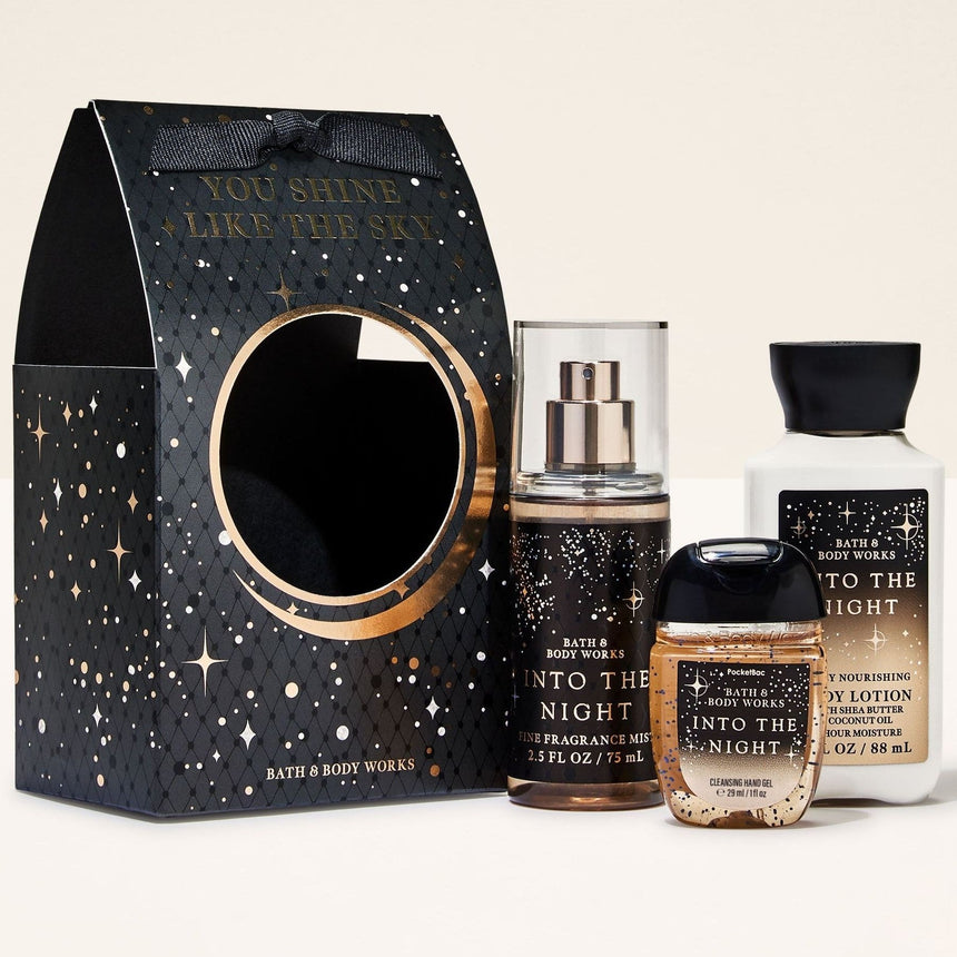 Kit Aromático Bath & Body Into The Night Gift Set