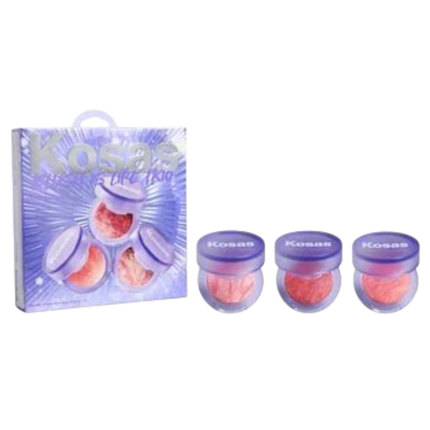 Trío de Mini Rubores Kosas Mini Blush Is Life Trio Gift Set