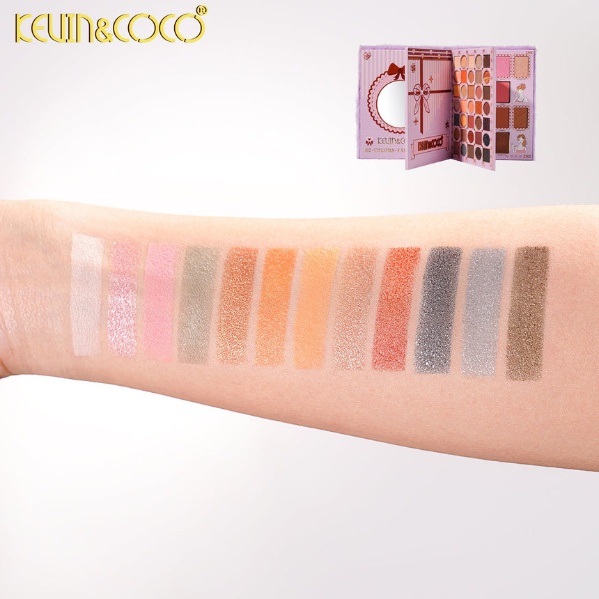 Kit de Sombras, Rubores e Iluminadores Kevin & Coco Lucky Meet